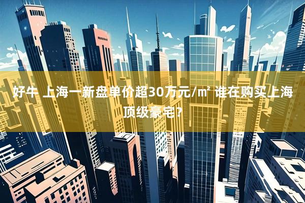 好牛 上海一新盘单价超30万元/㎡ 谁在购买上海顶级豪宅？
