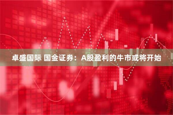 卓盛国际 国金证券：A股盈利的牛市或将开始